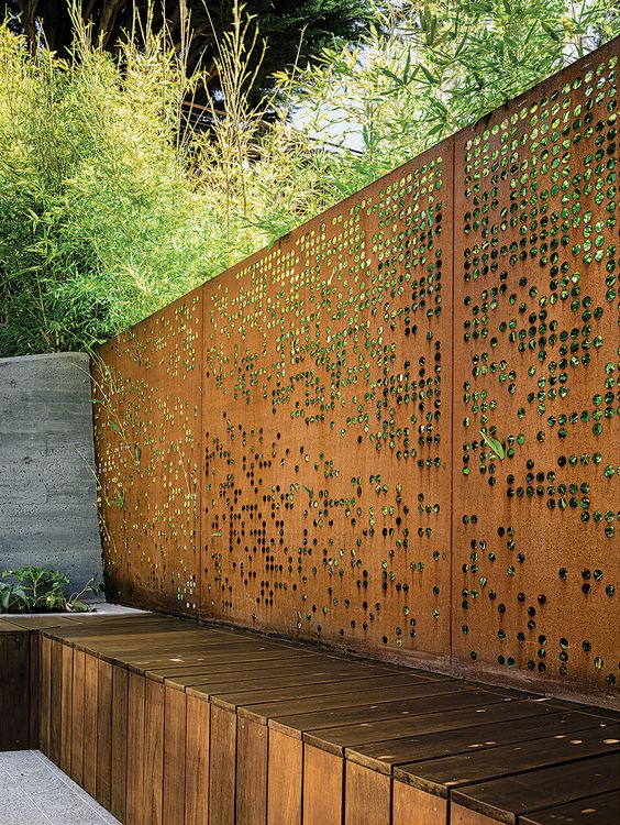 metal privacy screens 