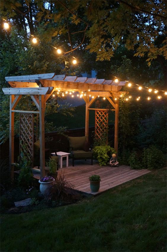 Pergola String Lights Set A Romantic Mood In Your Backyard - Page 2 of 2