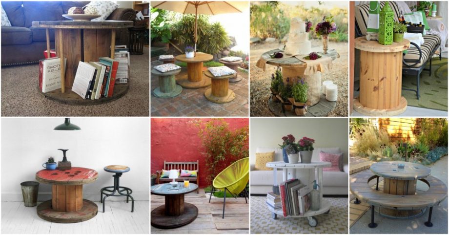 Brilliant DIY Cable Spool Furniture To Make For Your Home And Garden