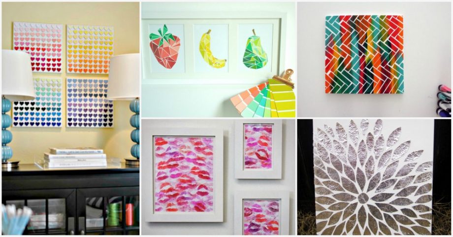 The Easiest DIY Wall Art For Those That Have A Lack Of Artistic Skills