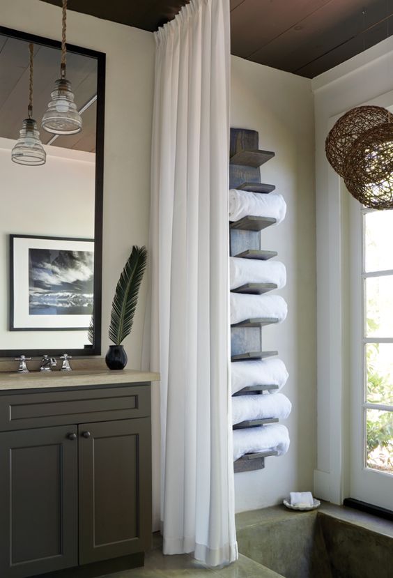 How To Do Bathroom Towel Storage In A Stylish Way Page 2