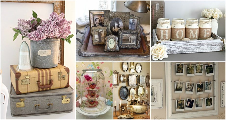DIY Vintage Decor Is Genius Way To Upcycle Old Items