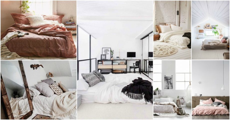 Bed On Floor Is A Great Idea For A Budget Friendly Bedroom