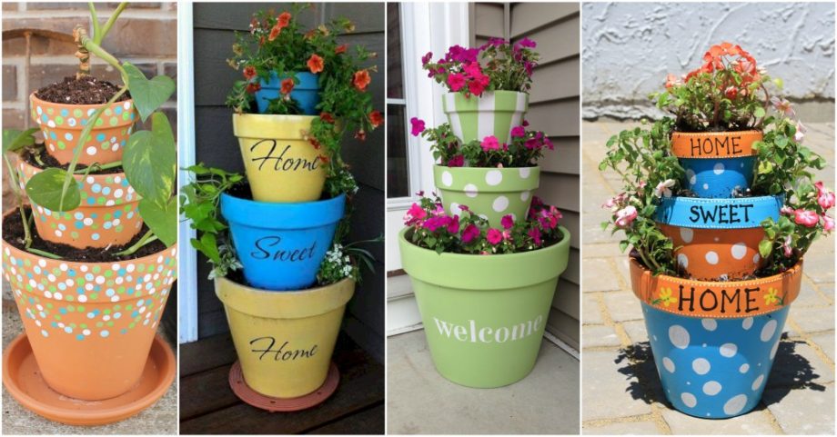 Tiered Planter Ideas That You Can Easily Make With Clay Pots