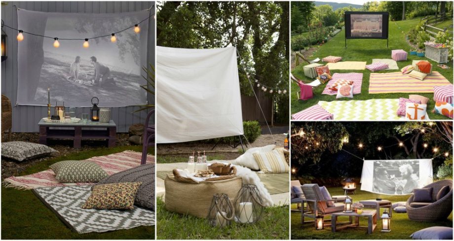 Easy DIY Outdoor Cinema Will Make Your Yard The Ultimate Place For Entertainment