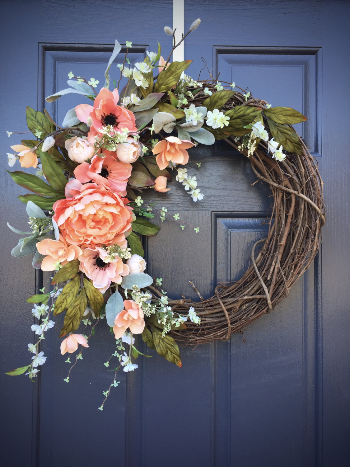 Flower Wreath Ideas To Make Your Front Porch