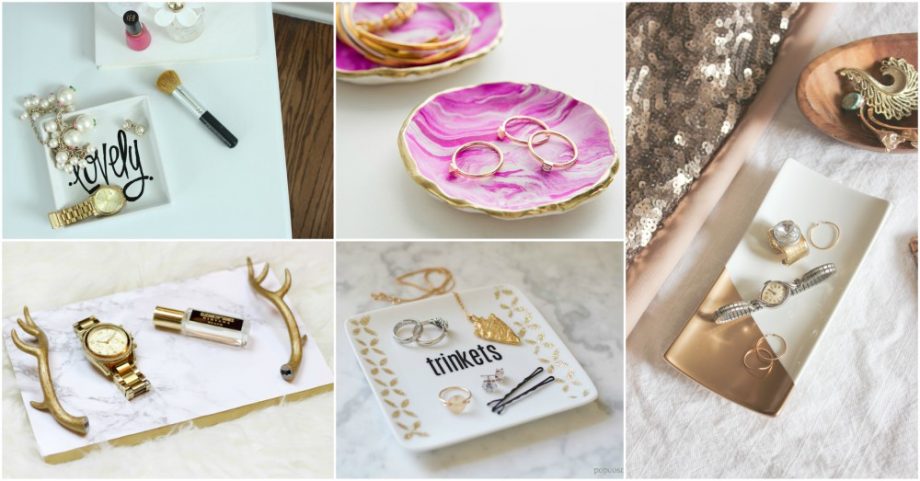 Stylish DIY Jewelry Tray Ideas To Keep Your Favorite Pieces Tidy
