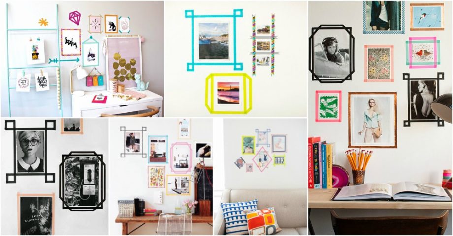 Cheap And Easy DIY Tape Frame Ideas To Display Your Collection