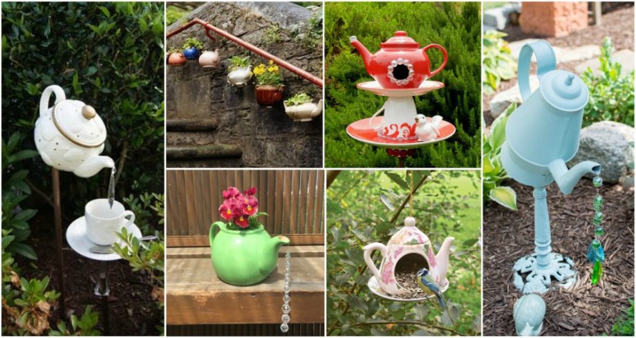 Fascinating Teapot Garden Decor Ideas That Anyone Can Make