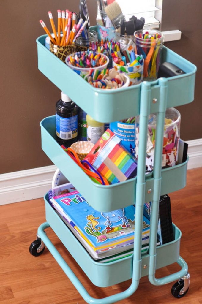 14 Brilliant Cart Ideas For Storage That Prove Their Functionality