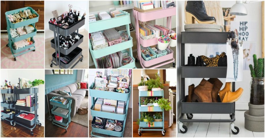 14 Brilliant Cart Ideas For Storage That Prove Their Functionality