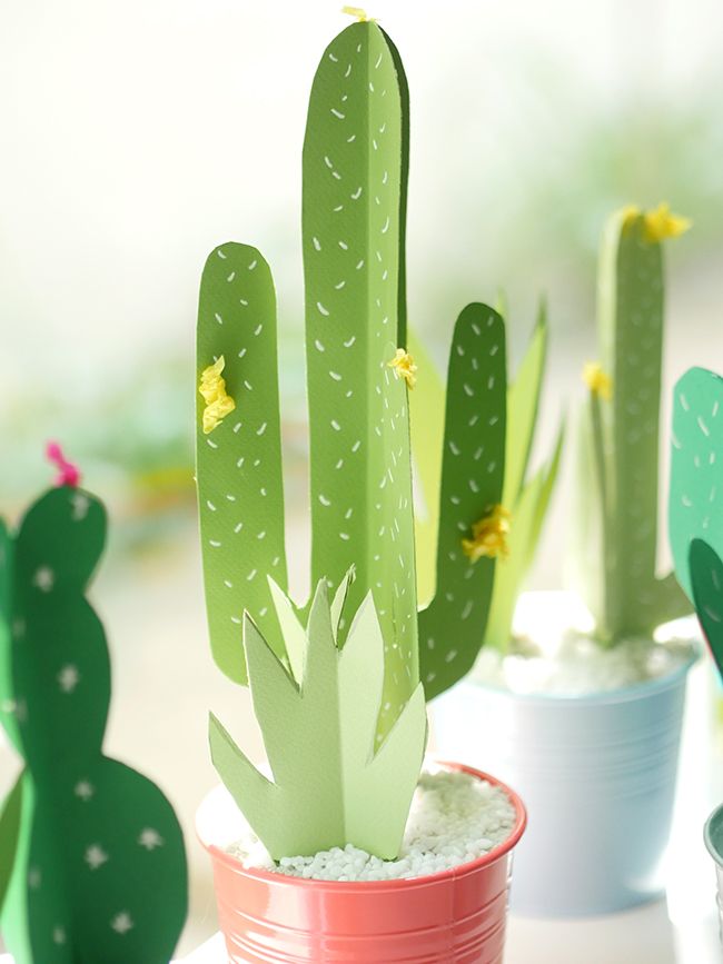 DIY Paper Cactus Is Cheap Decor That Looks Surprisingly ...