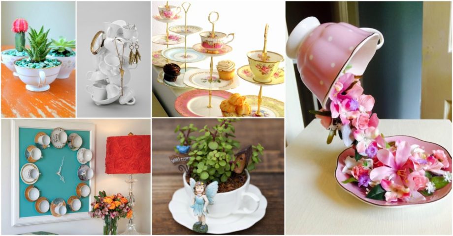 Cheap DIY Teacup Crafts To Turn Your Old Set Into Amazing Decor