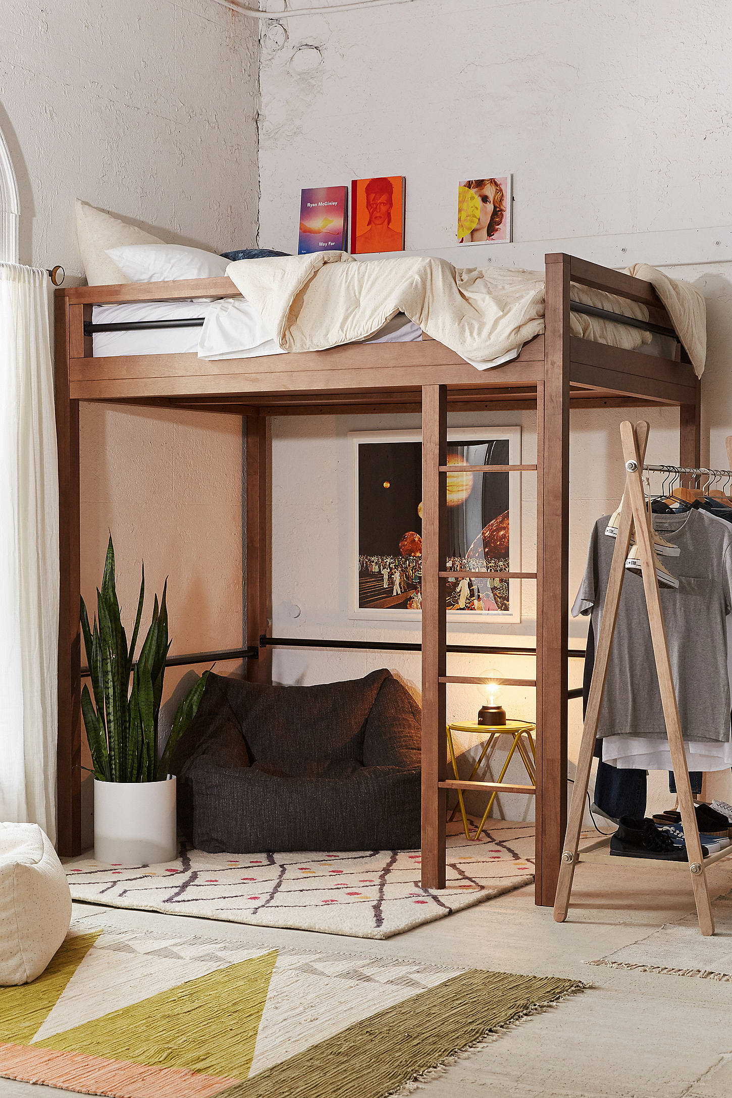 Loft Bedroom Bedding Nook