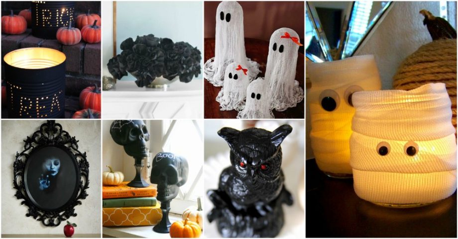 Super Cheap DIY Halloween Decor That Is Easy To Make