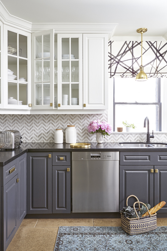 Mismatched Kitchen Cabinets 9 