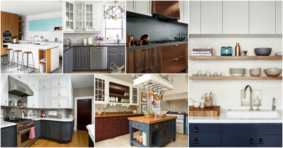 Mismatched Kitchen Cabinets Are A Good Way To Escape From The Ordinary