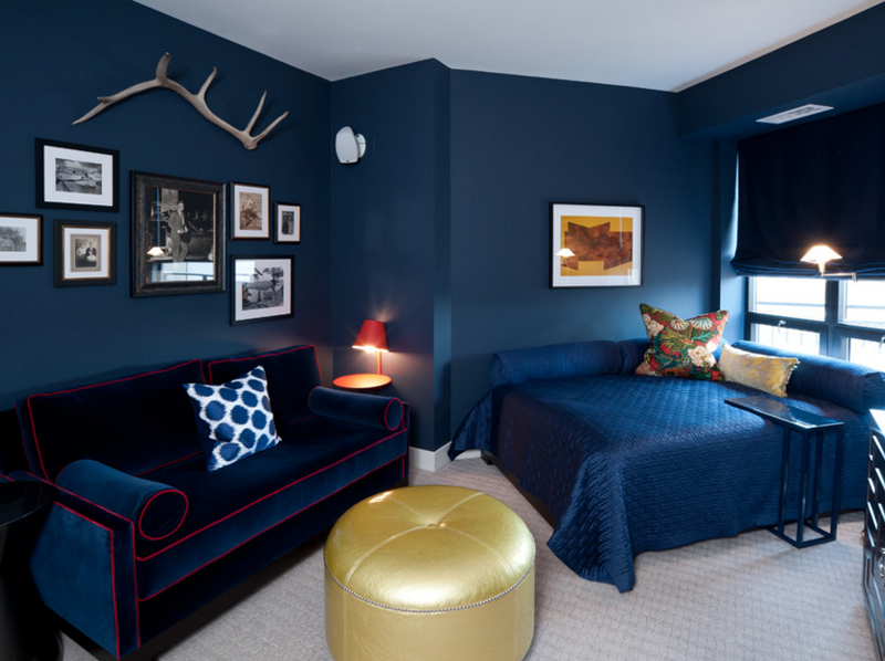Navy And Gold Interiors That Prove The Best Combo For An Elegant Home
