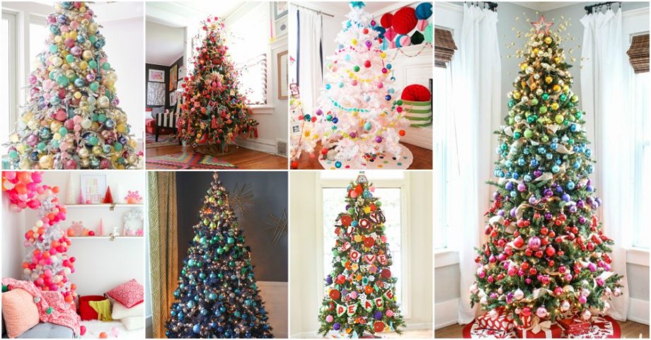 Outstanding Colorful Christmas Tree Ideas To Cheer Up The Holidays