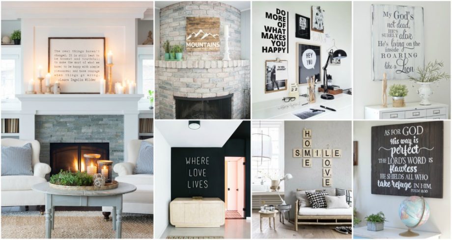Wall Message Decor Ideas To Make Your Home A Welcoming And Cozy Place