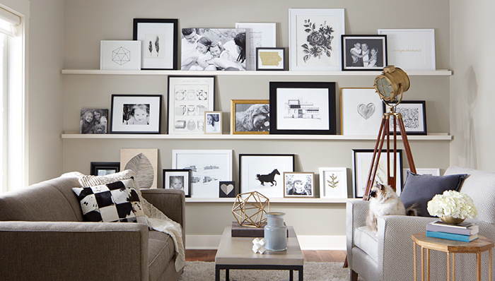 Amazing Picture Ledge Ideas For Creating A Statement Wall