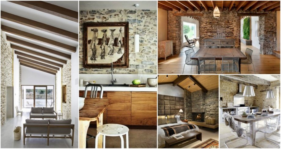 Fascinating Stone Wall Interiors That Prove This Is An All-Time Classic