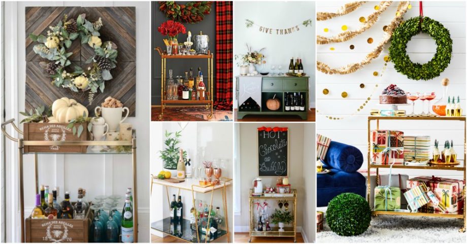DIY Festive Mini Bar Ideas To Impress Your Guests For The Holidays
