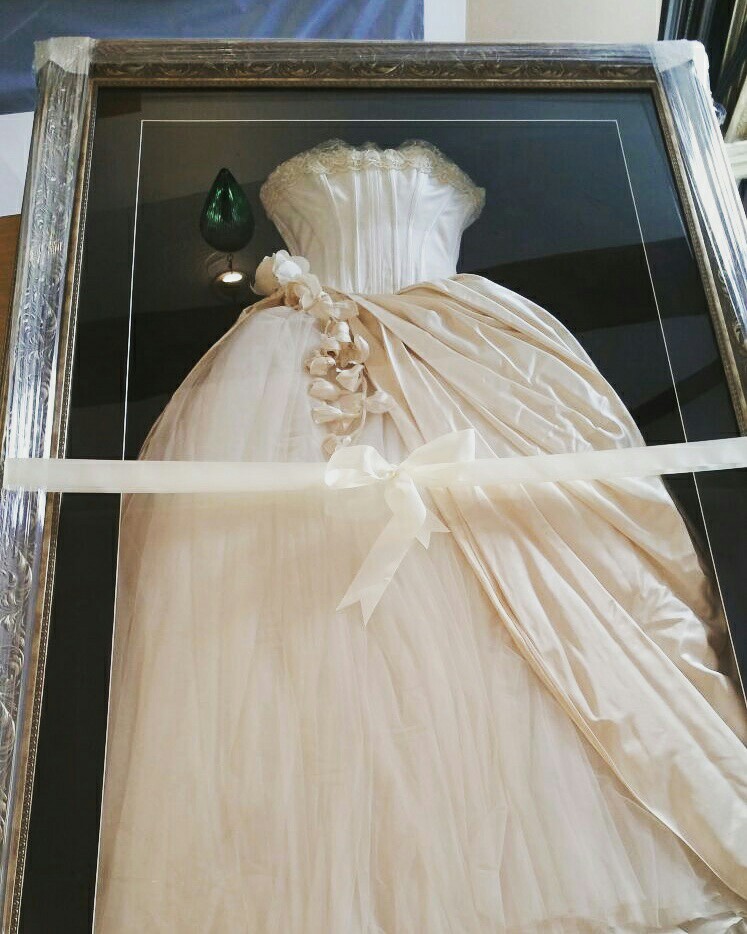 Wedding Dress Frame Ideas To Preserve Your Precious 