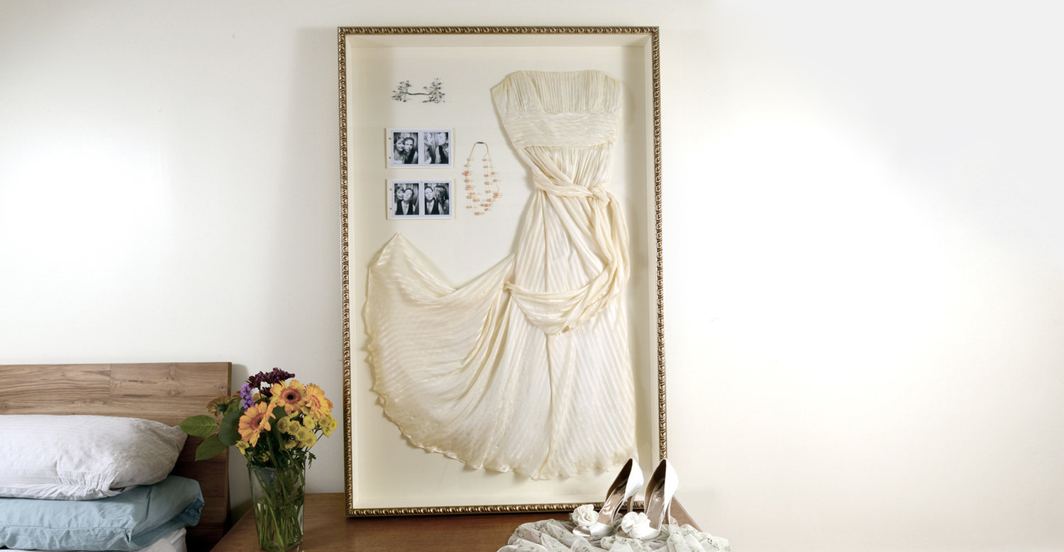 Wedding Dress Frame Ideas To Preserve Your Precious Memories