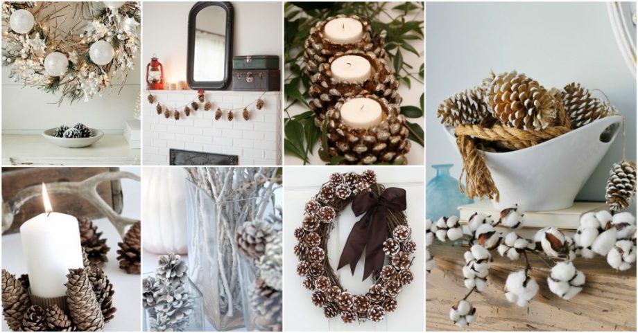 13 Stunning Ways To Do Winter Inspired Home Decor With Pine Cones