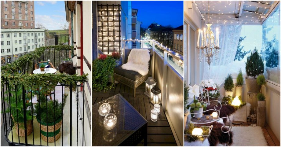 Wonderful Christmas Balcony Decor Ideas To Spice It Up For The Holidays