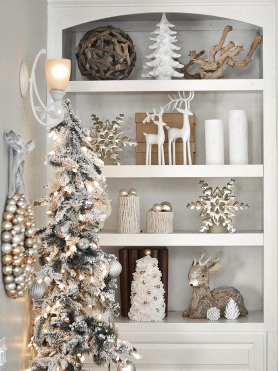 You Can't Stop Staring At These Stunning Christmas Shelf