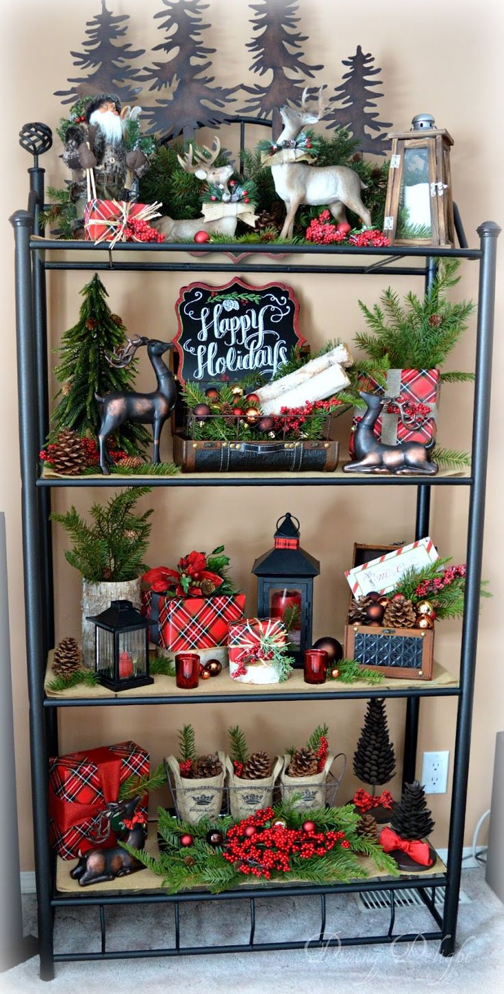 You Can't Stop Staring At These Stunning Christmas Shelf Decor Ideas