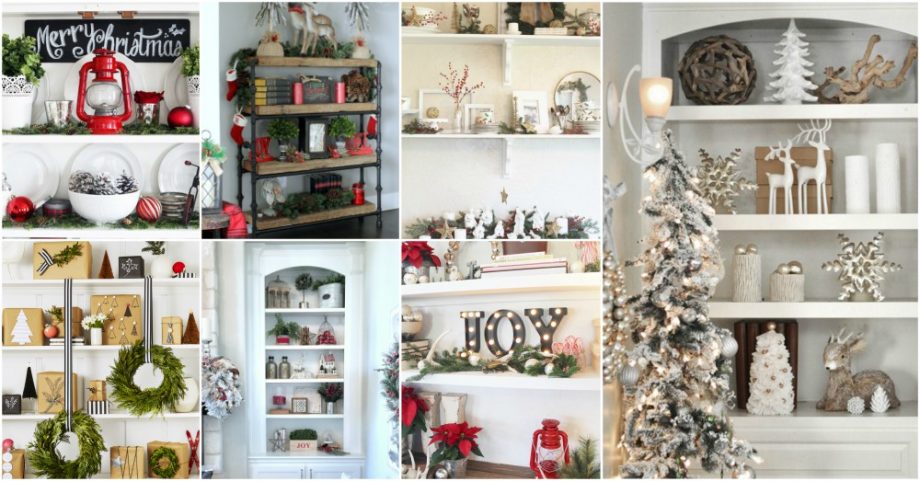 You Can’t Stop Staring At These Stunning Christmas Shelf Decor Ideas