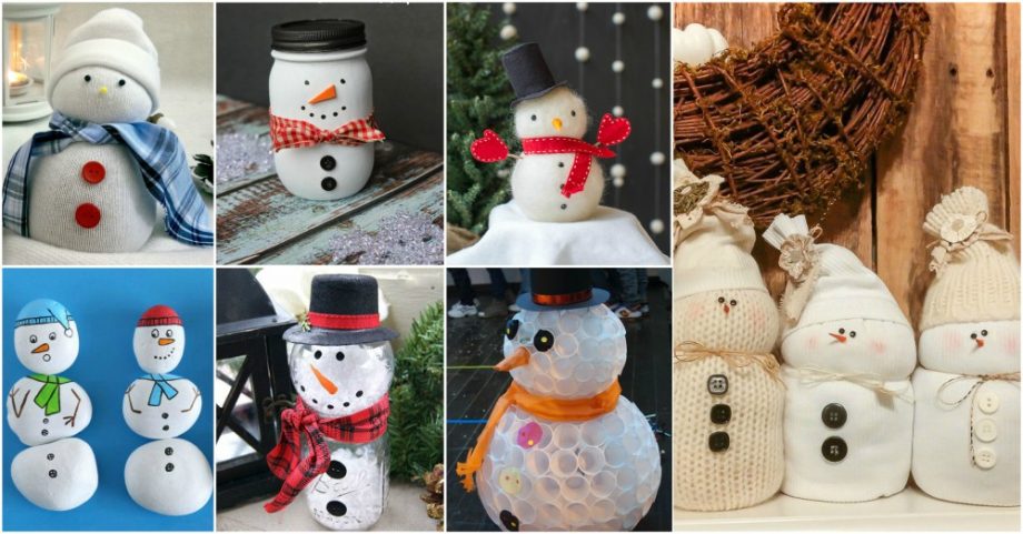 Easy DIY Snowman Ideas That Look Absolutely Adorable