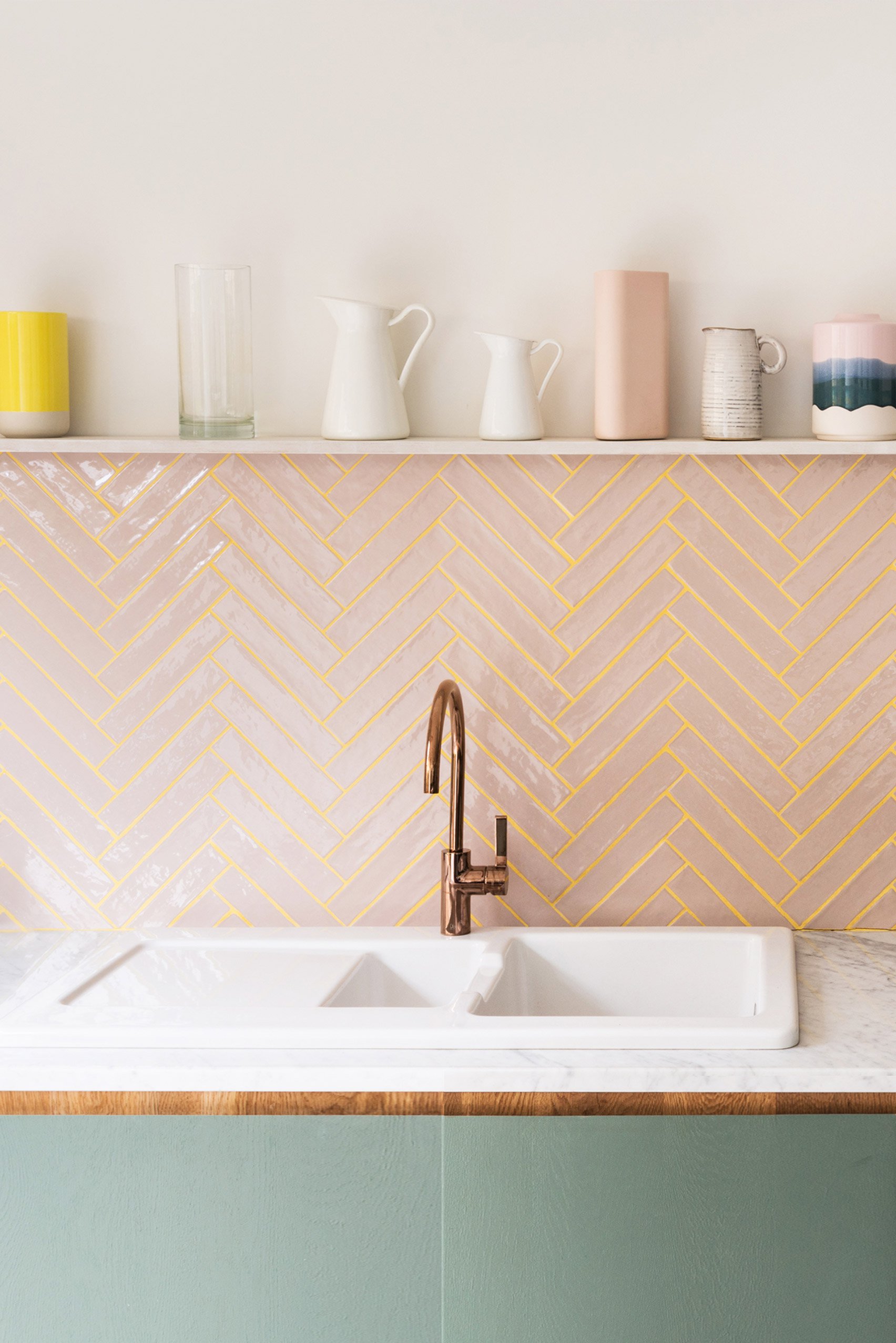 Herringbone Tile Is A Good Choice For An EyeCatchy