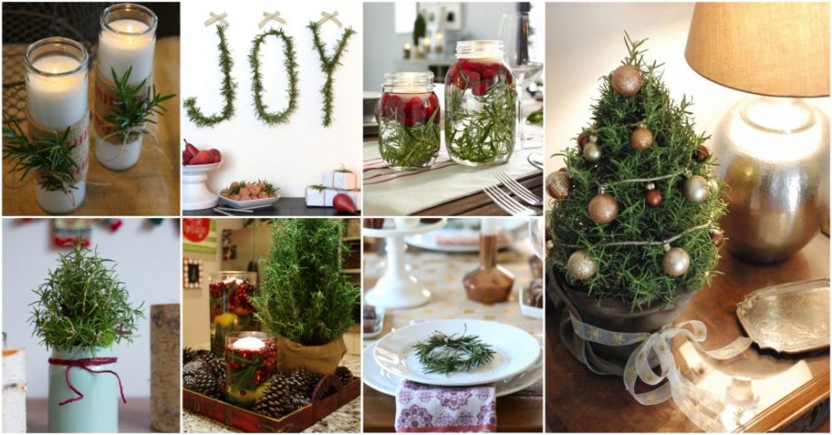 Amazing DIY Rosemary Christmas Decor That Is So Easy To Make