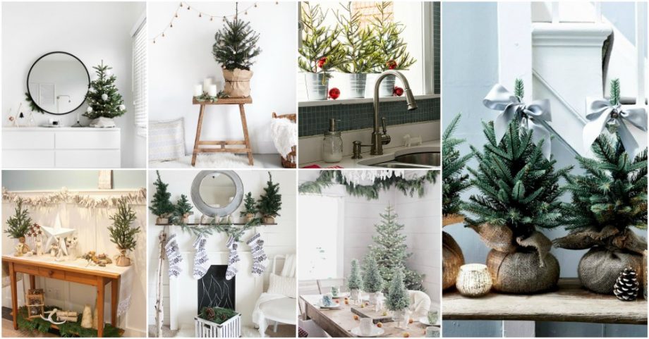 Brilliant Small Christmas Tree Ideas To Decorate The Tiny Homes