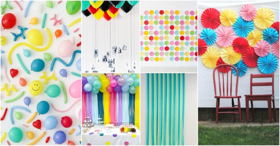 DIY Backdrop Ideas For Creating Fun Photo Booth For Your Party