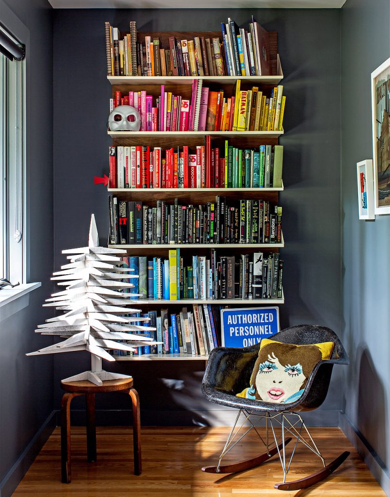 slim bookshelf 2 shelf