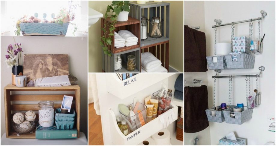 Brilliant DIY Bathroom Storage Ideas Perfect For Small Spaces