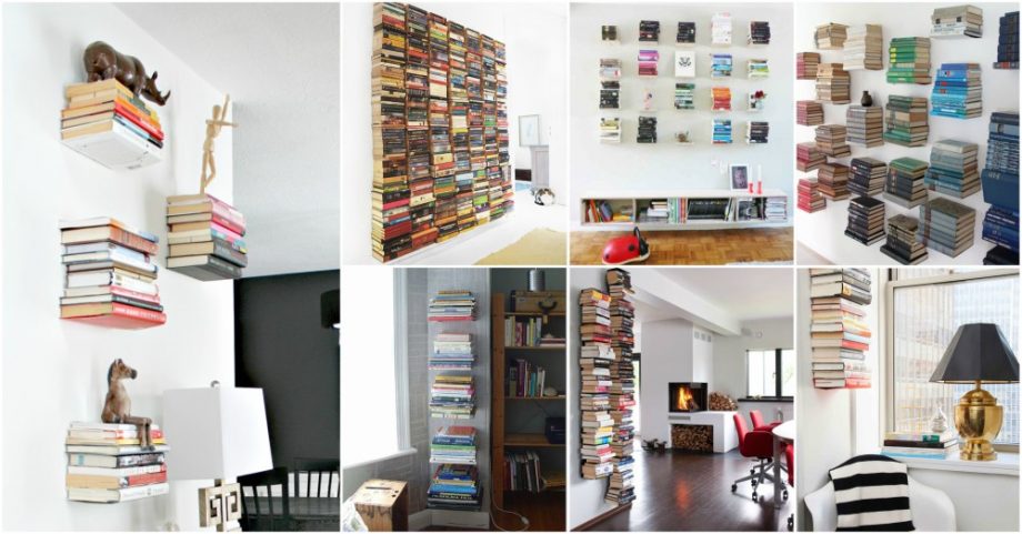 See The Trick Behind These Mind-Blowing Invisible Book Shelves