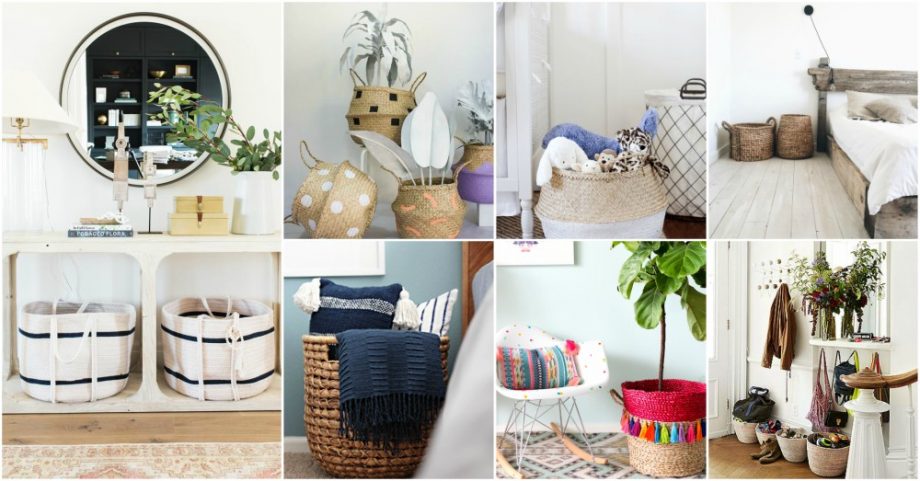 Basket Storage Ideas That Are Decorative At The Same Time