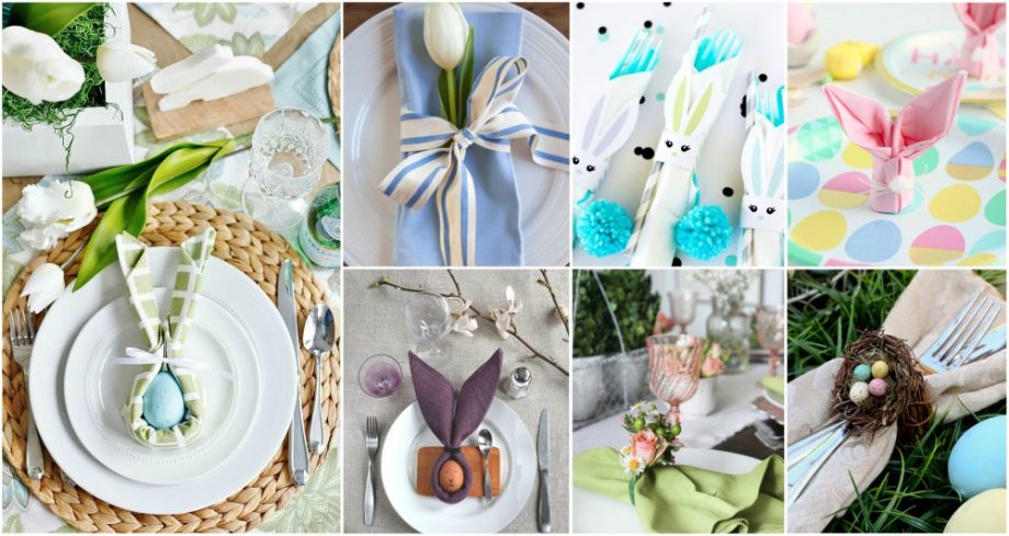 DIY Easter Napkins With Tutorials That Will Impress Your Guests