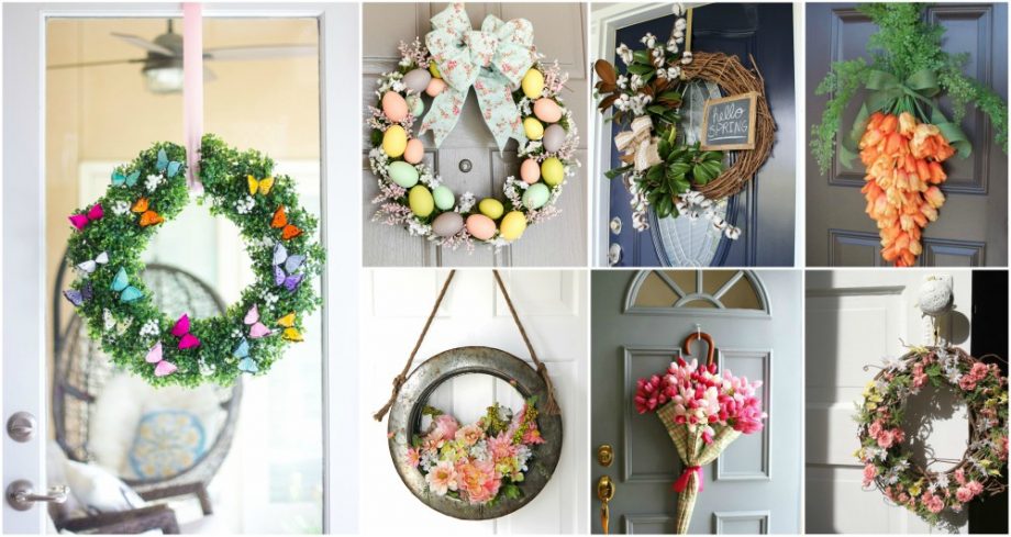 Pretty Spring Wreath Ideas To Make The Front Door More Welcoming