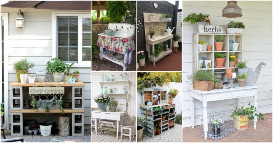 DIY Potting Station Is A Brilliant Idea For Your Garden